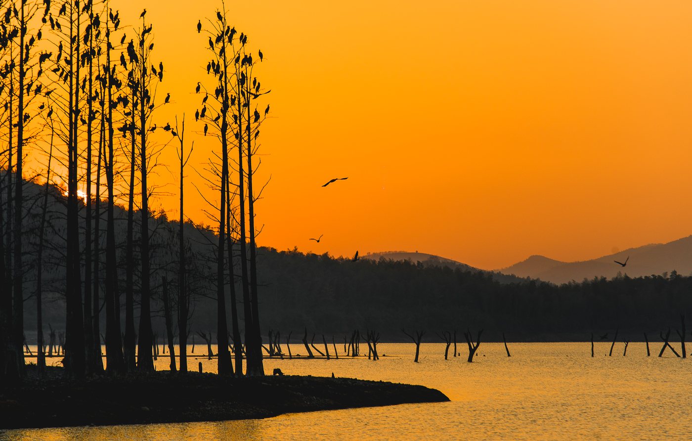 云湖山水实景